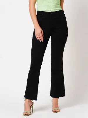 K5094 High Rise Mini Flare Jeans