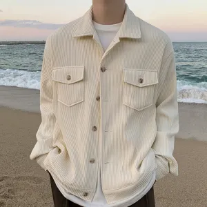 [Korean Style] 2 Colors Corduroy Jacket