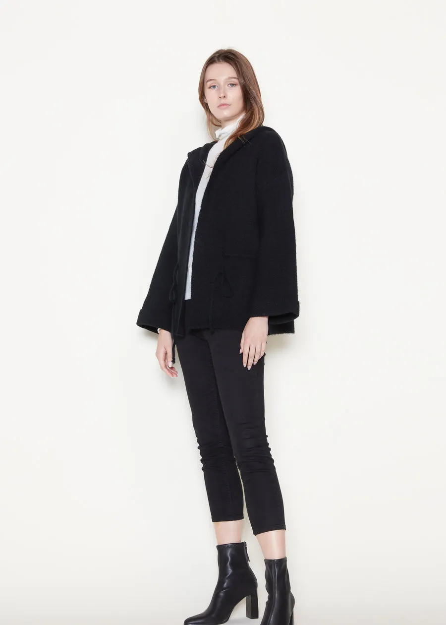 Look By M Adjustable Waist Hoodie Cradigan SM808