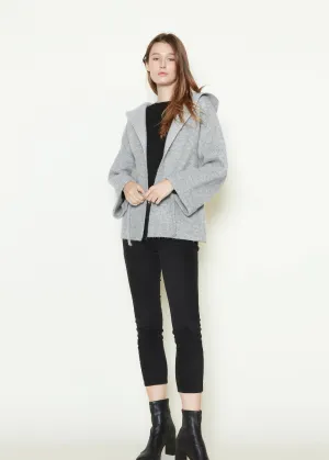 Look By M Adjustable Waist Hoodie Cradigan SM808