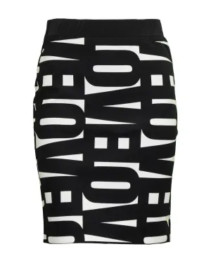 LOVE Lettering Pencil Skirt