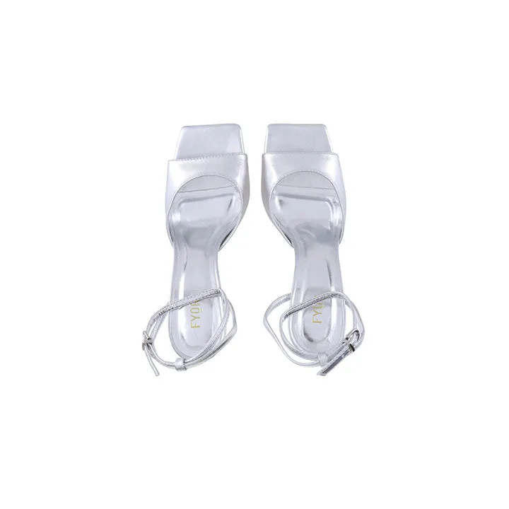 Metallic Slingback Sandal BWR 022