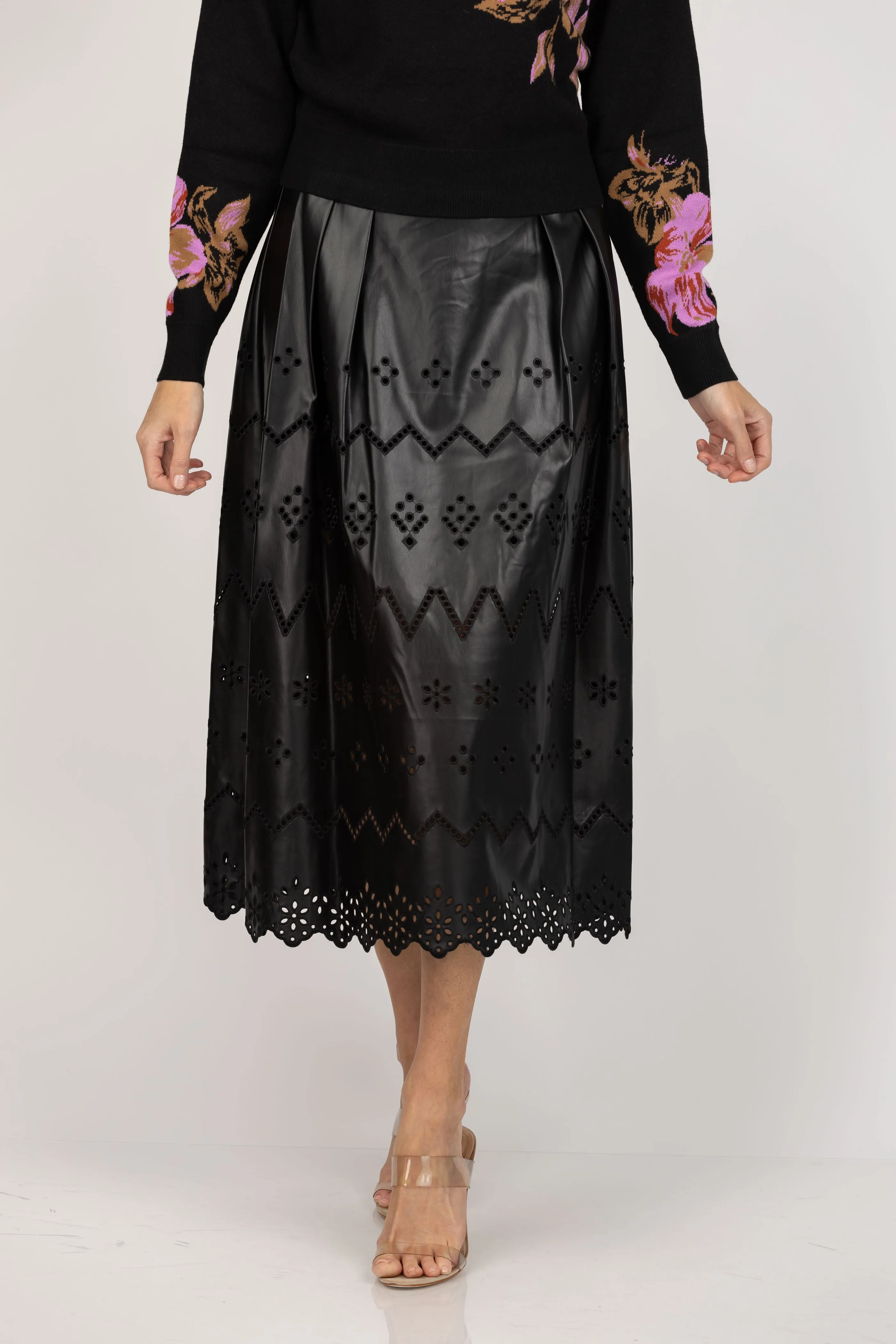 Milly Jolene Skirt in Black