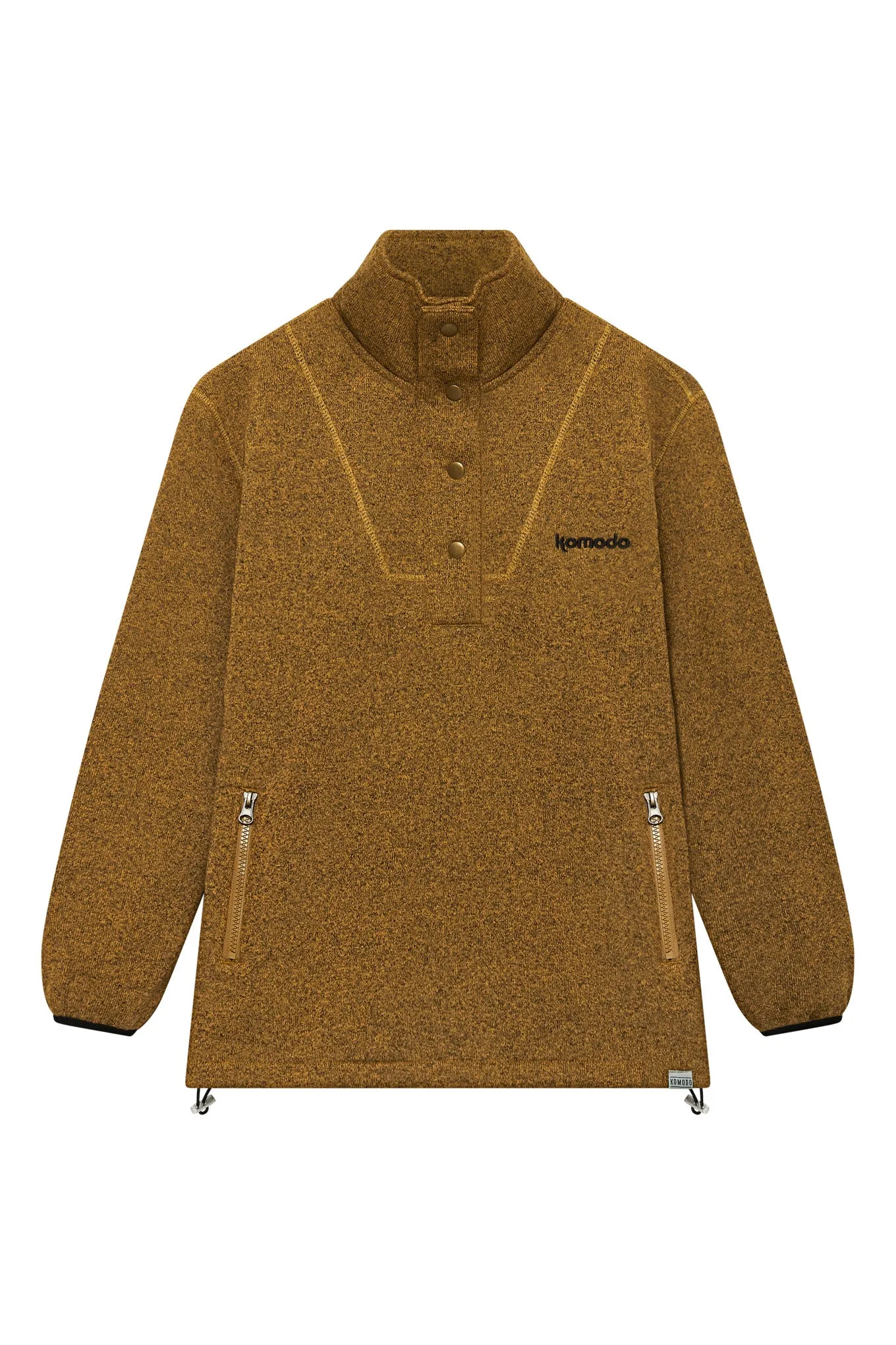 MOON - Womens Recycled PET Fleece Mustard