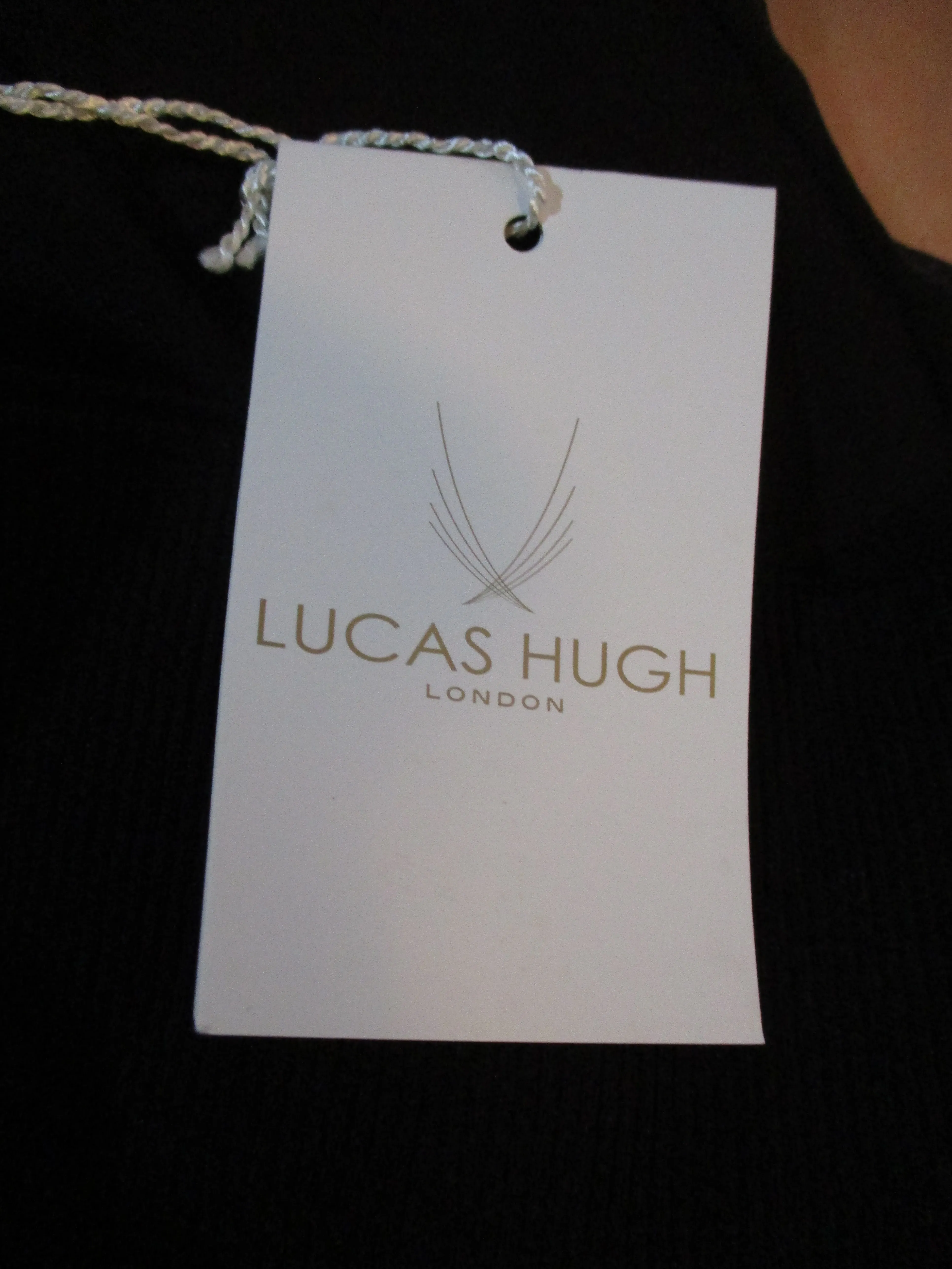 NWT NEW LUCAS HUGH TECHNICAL KNIT SHORTS L BLACK Running