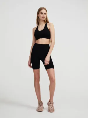 NWT NEW LUCAS HUGH TECHNICAL KNIT SHORTS L BLACK Running