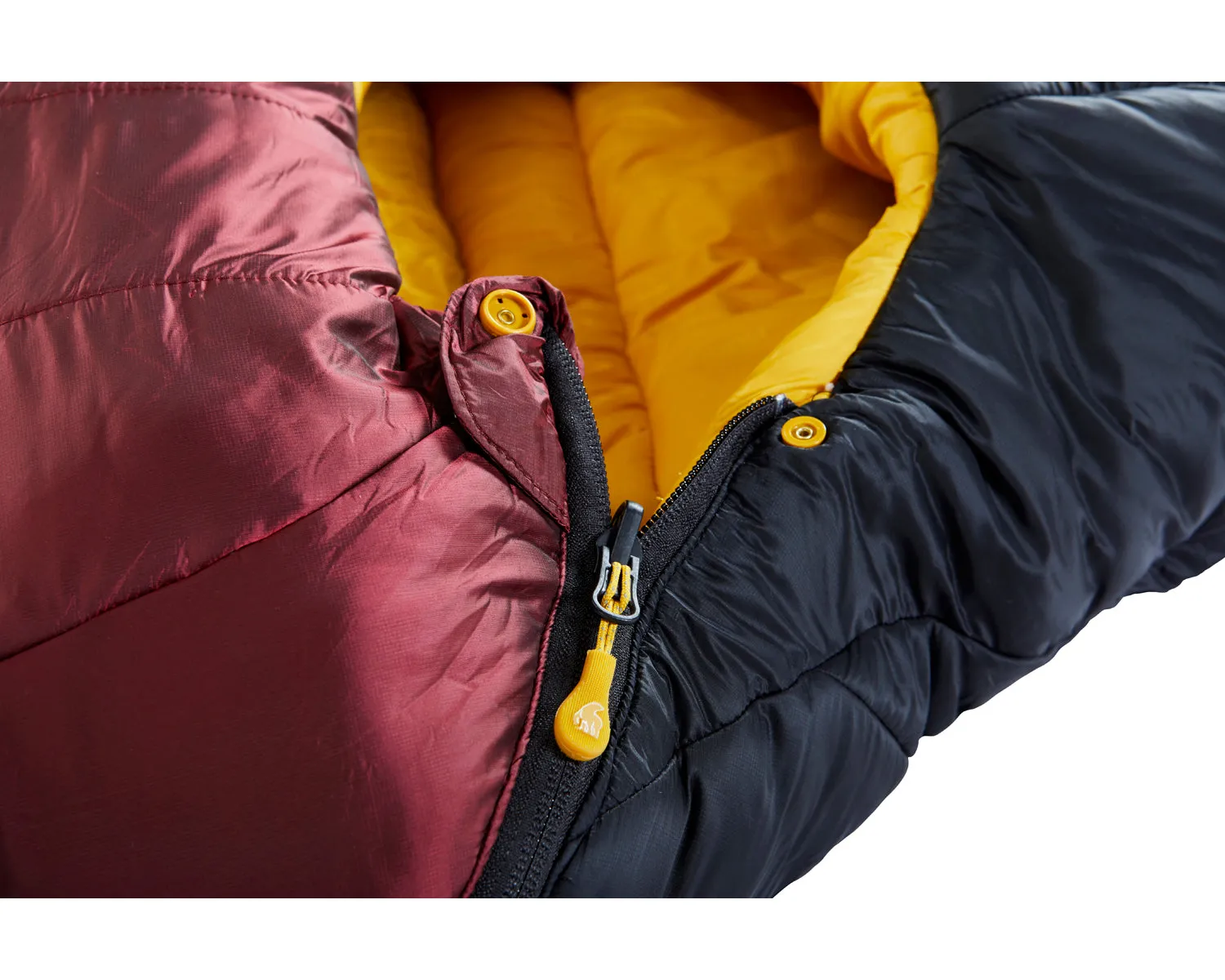Oscar -20° Mummy - Rio Red/ Mustard Yellow/ Black