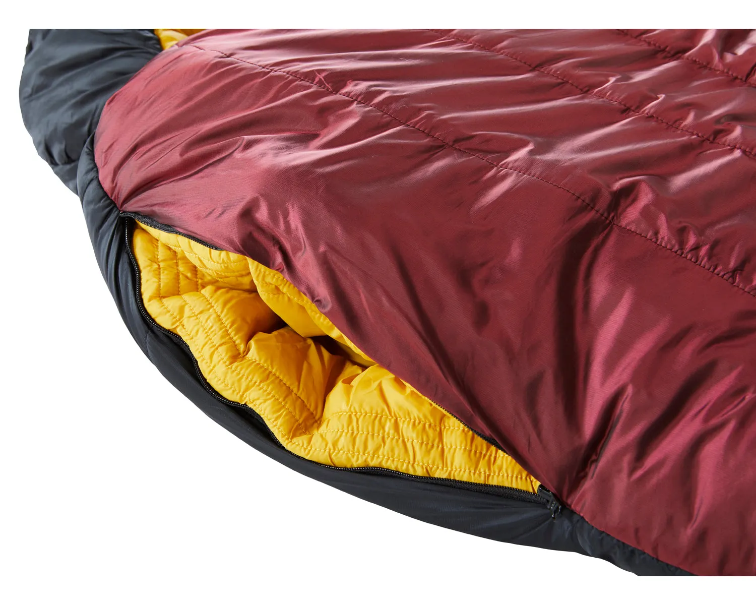 Oscar -20° Mummy - Rio Red/ Mustard Yellow/ Black