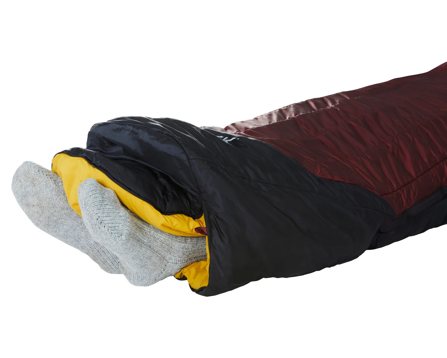 Oscar -20° Mummy - Rio Red/ Mustard Yellow/ Black