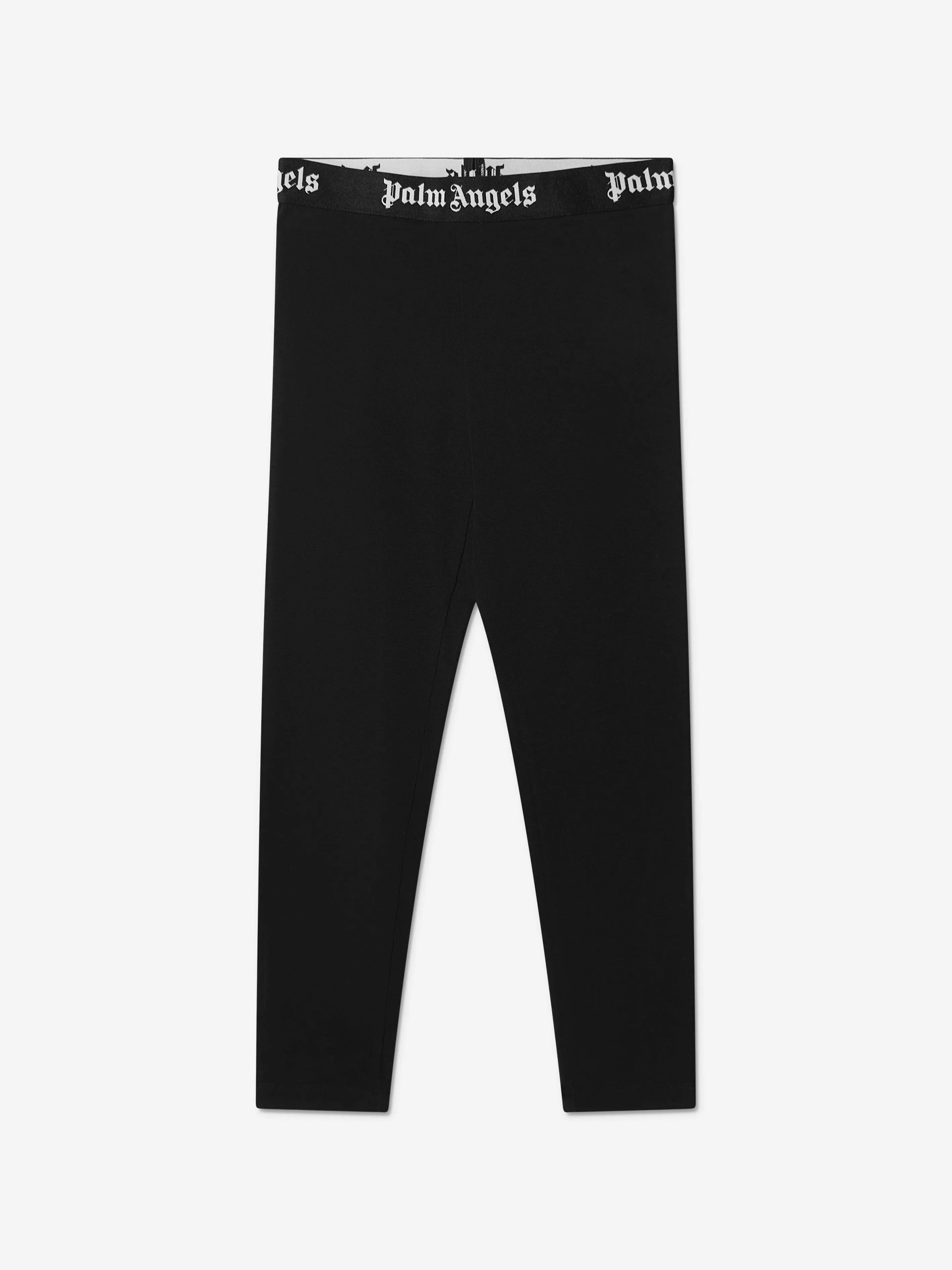 Palm Angels Girls Waistband Logo Leggings