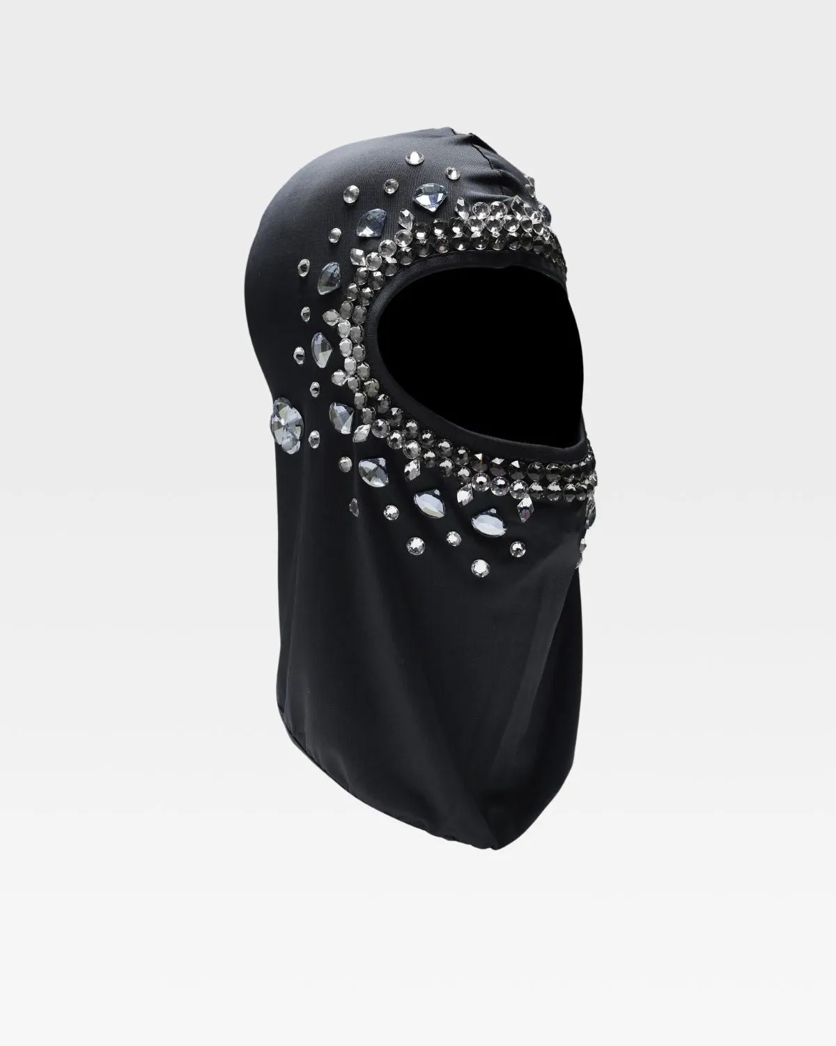 Rhinestone Balaclava in Black