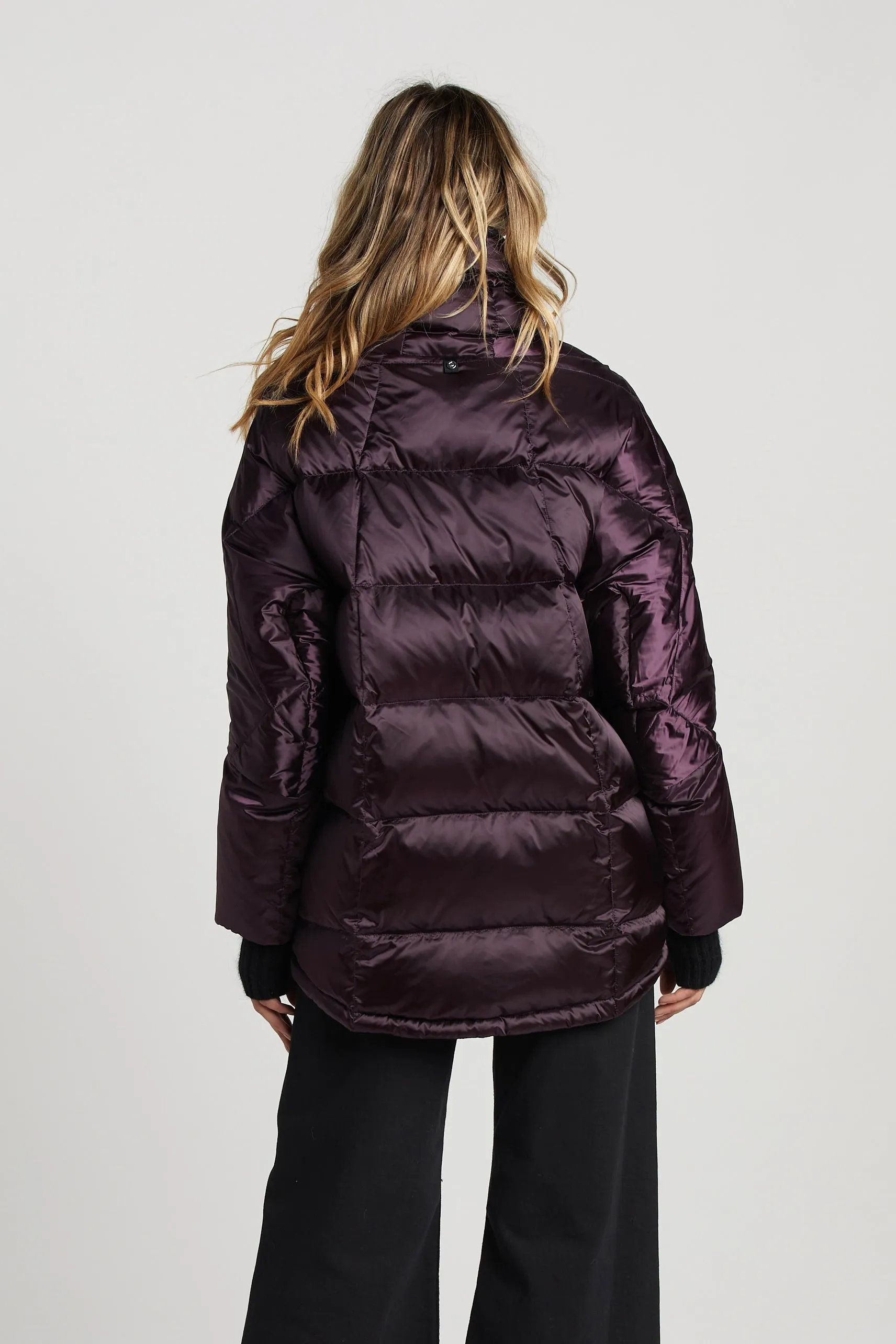 Sasha Slightly Oversized Cocoon Puffer Shaped Jacket