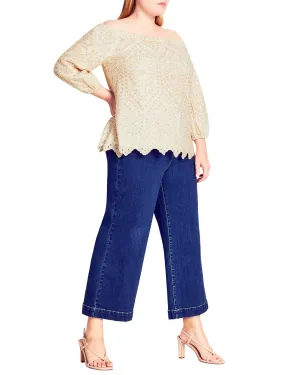 Serene Top | Ivory/Sand