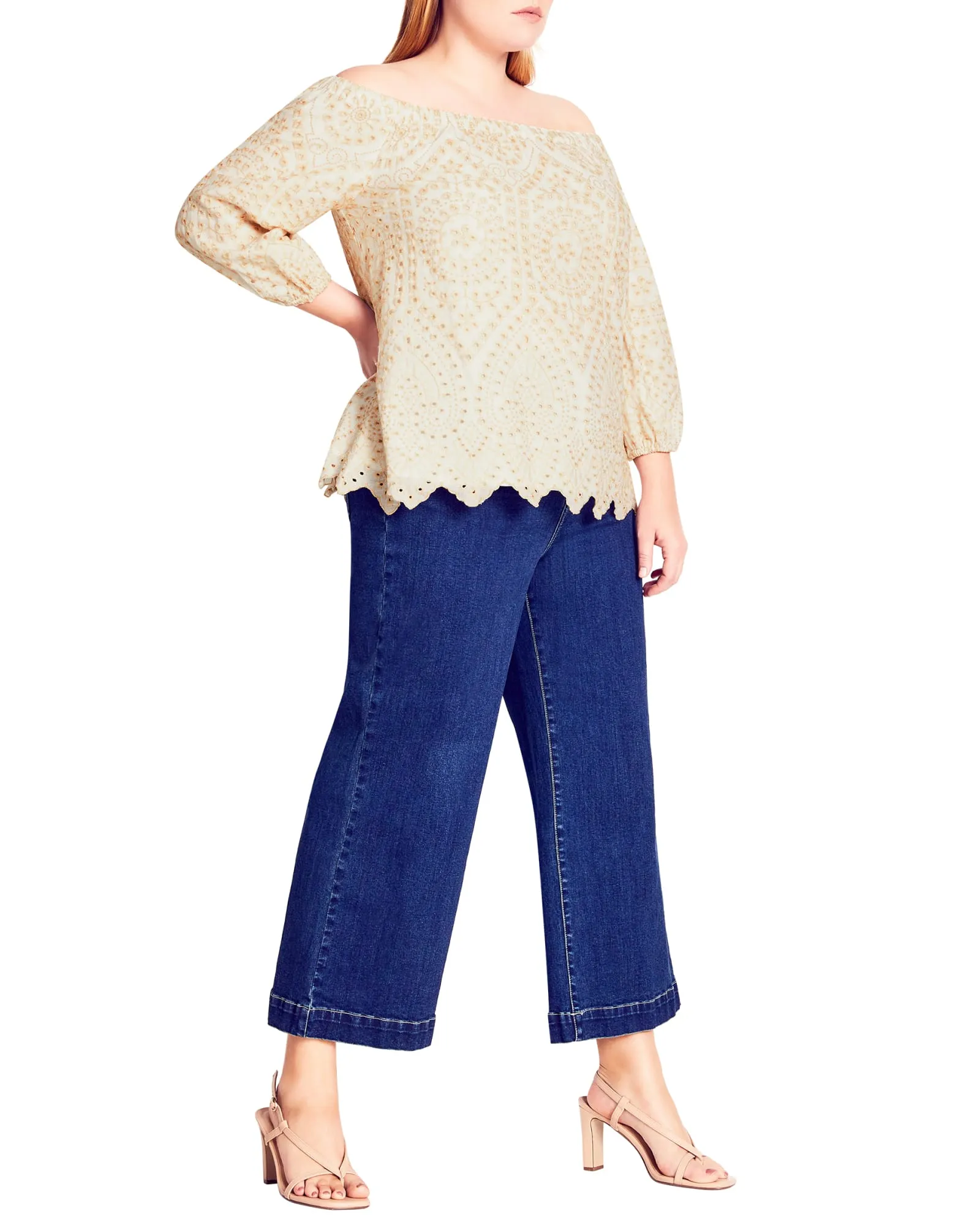 Serene Top | Ivory/Sand