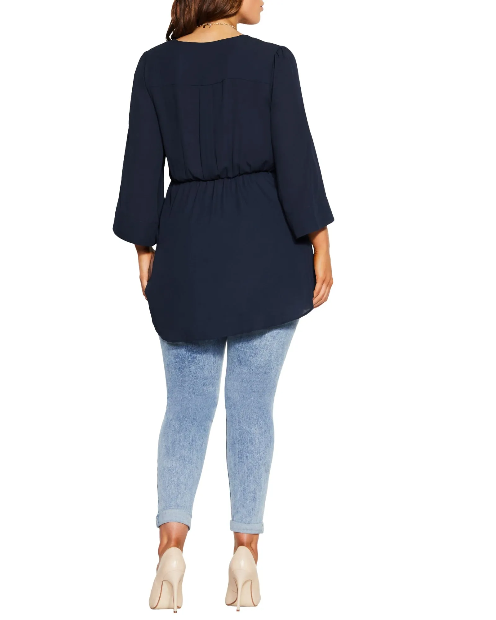 Shibara Vibes Top | Navy