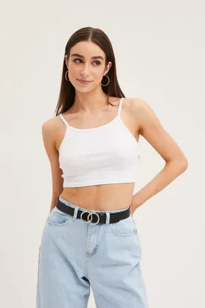 Silver Double Circle Belt