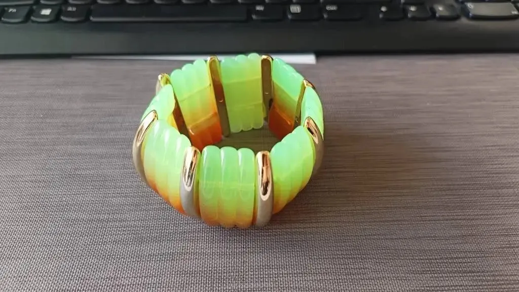 Stretchy Wide Cuff Bangle
