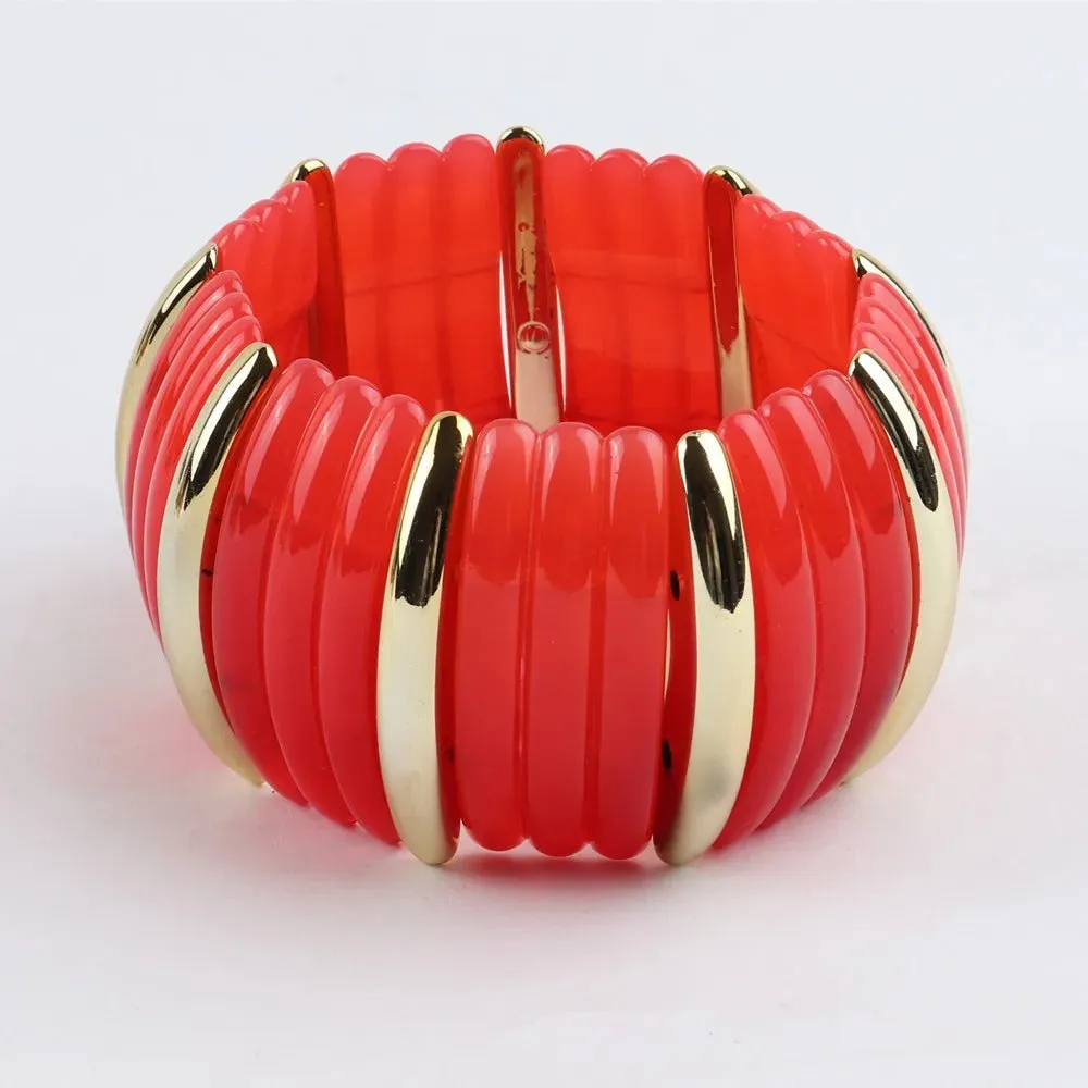 Stretchy Wide Cuff Bangle
