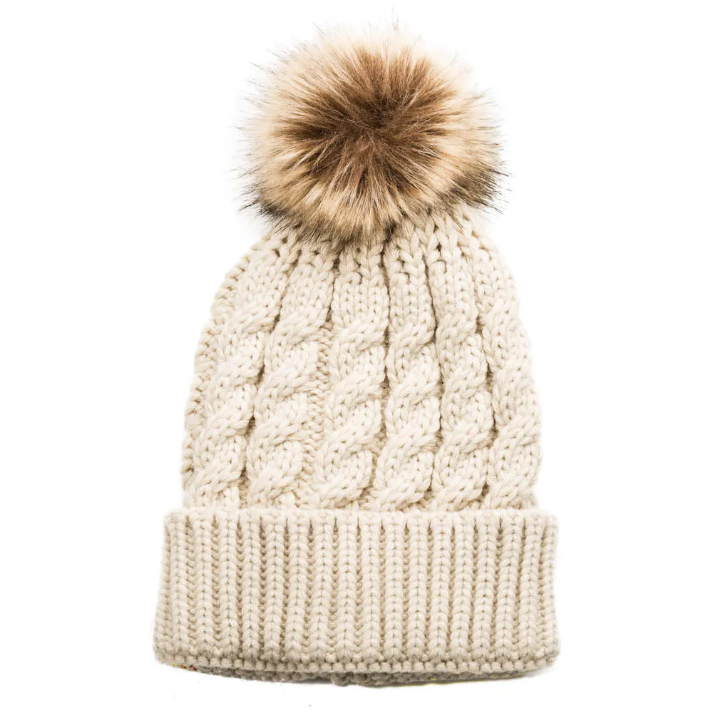 Top it Off Emma Pom-Pom Knitted Hat