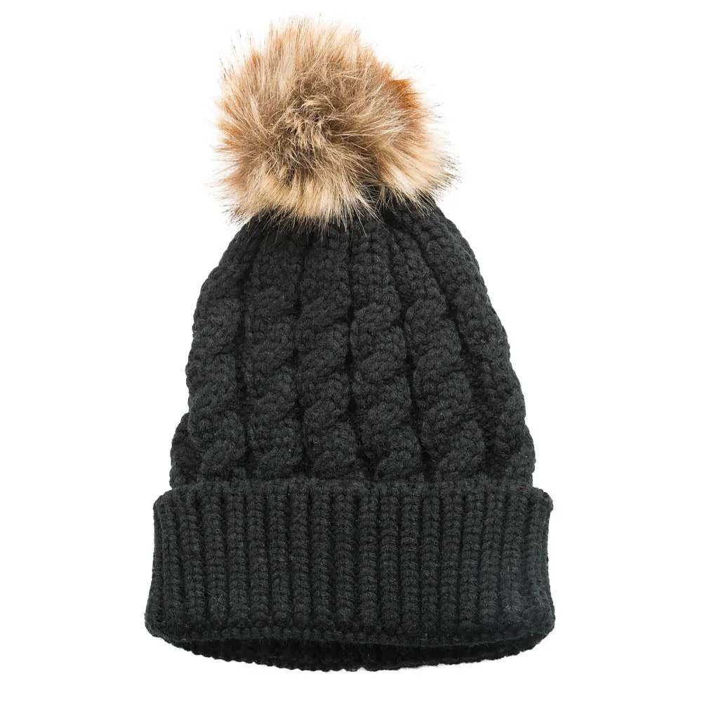 Top it Off Emma Pom-Pom Knitted Hat