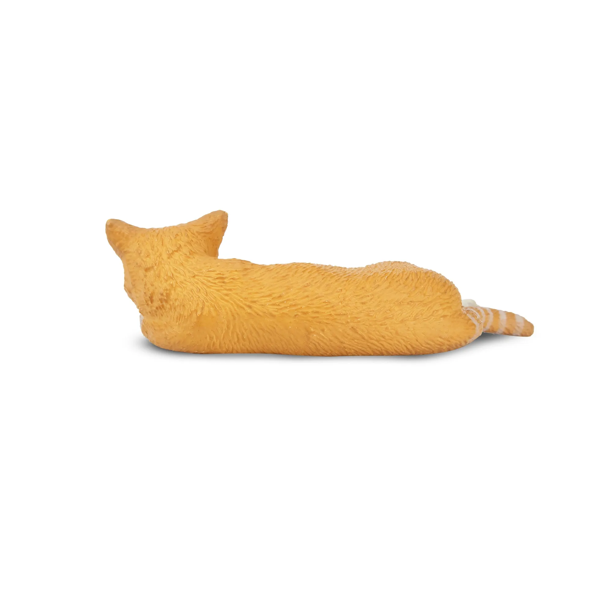Toymany Mini Lying Orange Cat Figurine Toy