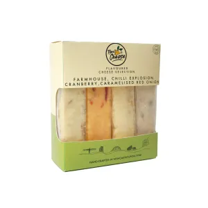 Tyne Chease Flavoured Four Cheese Selection - Cultured Vegan Cheese 4 x 80g