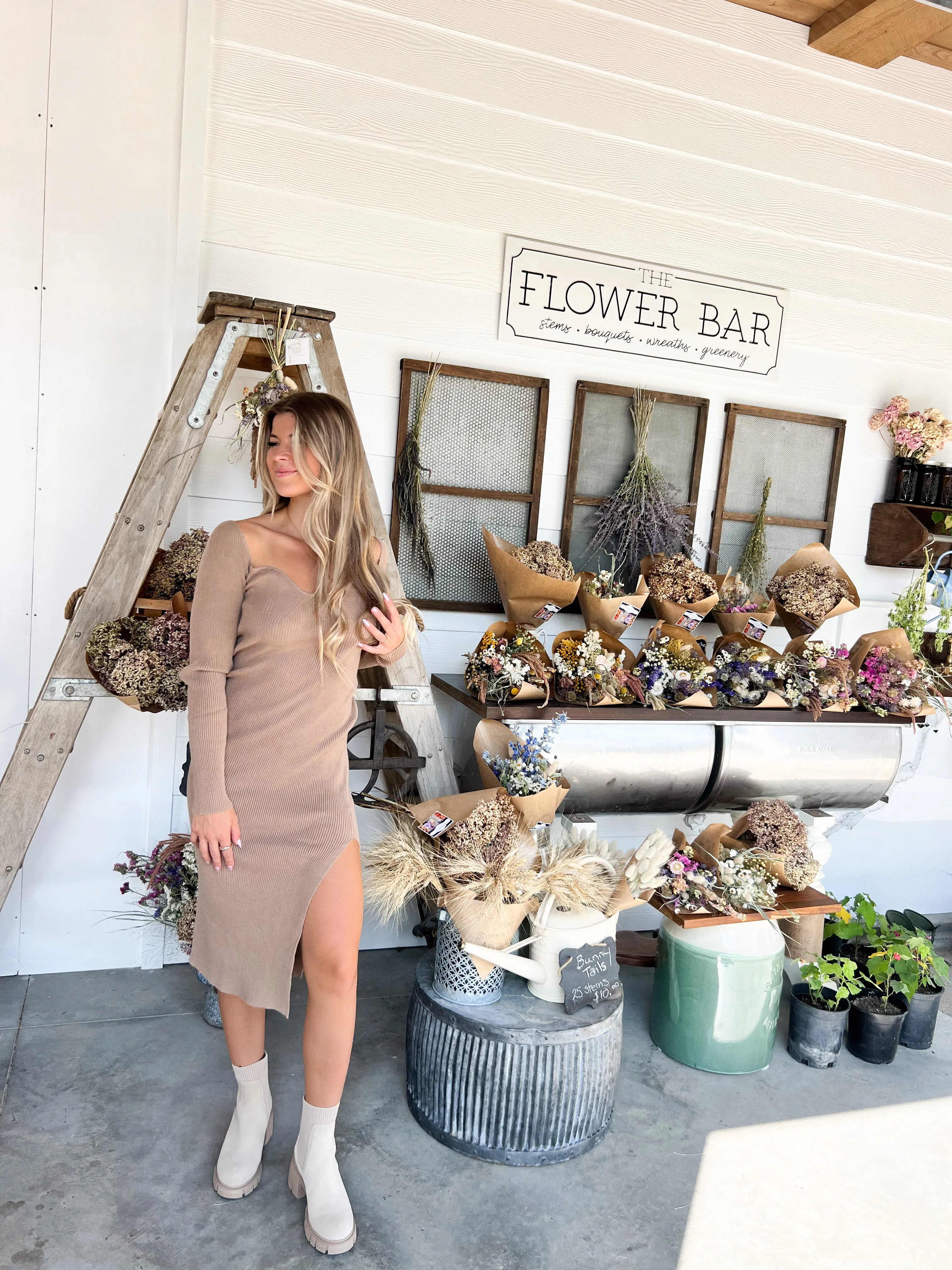 Victoria Maxi Dress | Taupe
