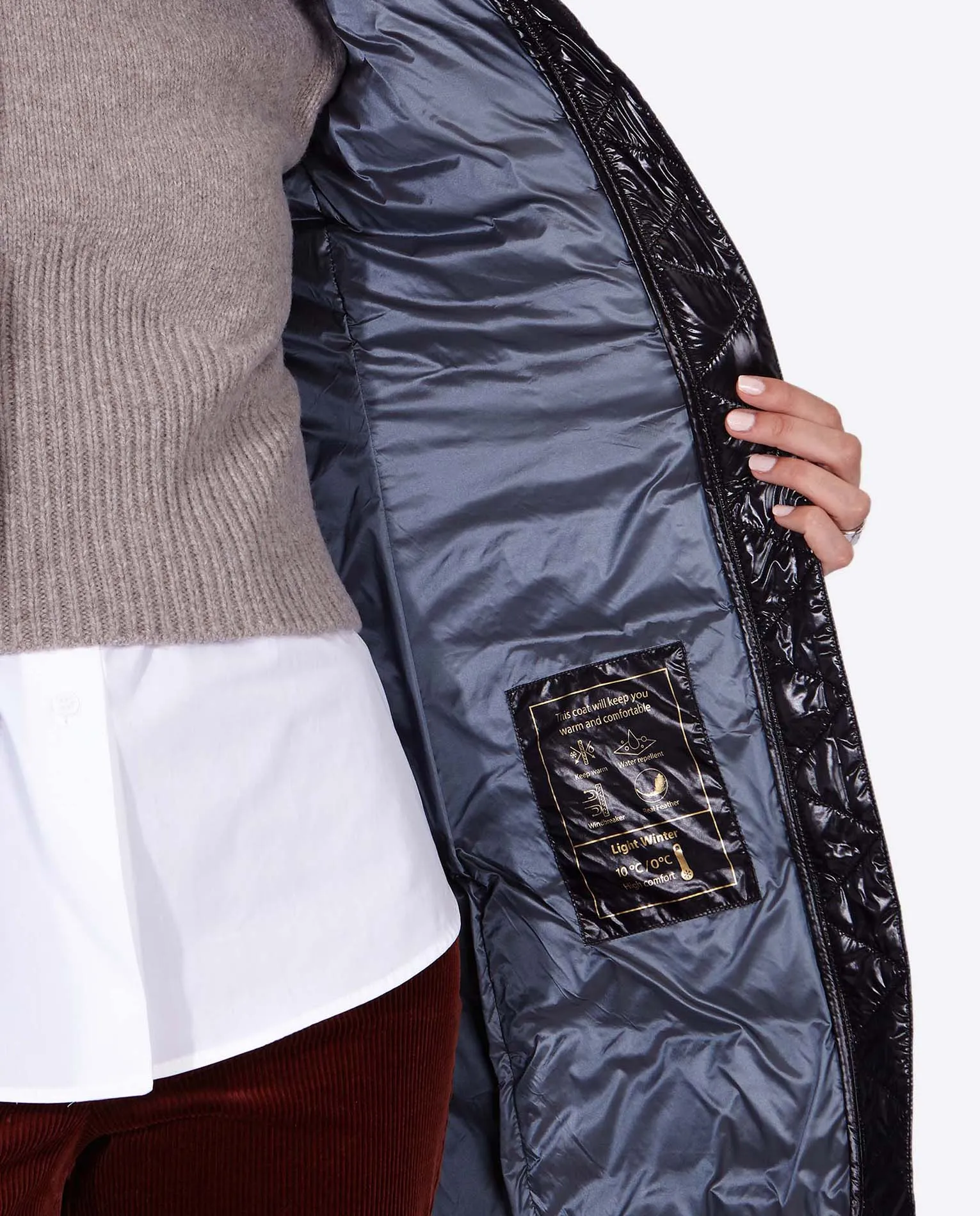 Women's down jacket CRIS Black/c